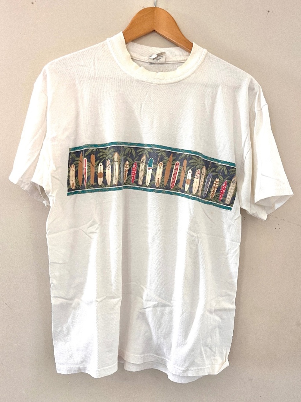 Reyn Spooner Hawaiian Surfboards T-Shirt, Men's Large